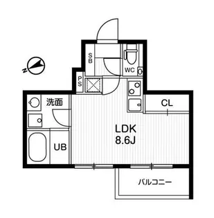 モアリッシェル代官山青葉台【2階】の間取り