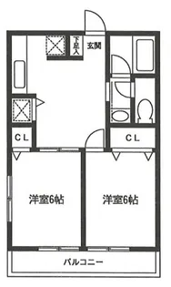 フォーレ高野台【2階】の間取り