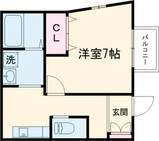 パレスホリケ1【2階】の間取り