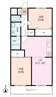 エストリルハイツ【2階】の間取り