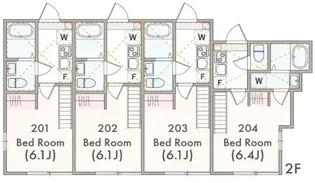 アザーレ・アサンテ日吉B【2階】の間取り