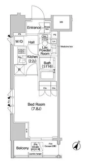 コンフォリア浅草橋【5階】の間取り