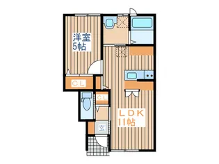 R&K【1階】の間取り