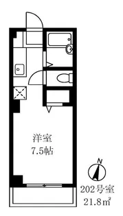 グランデ伊藤【2階】の間取り
