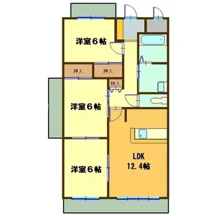カンファタブル【3階】の間取り