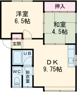 トミーハイツB【2階】の間取り