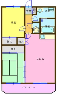 コーポ辻村II【3階】の間取り