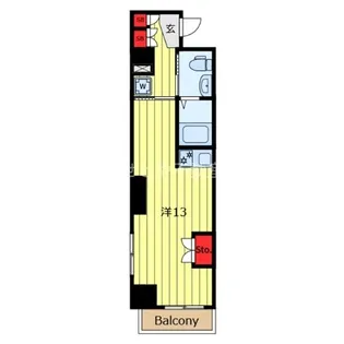 エストゥルースプラス三ノ輪【3階】の間取り