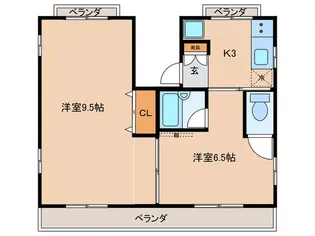 プチメゾン【1階】の間取り