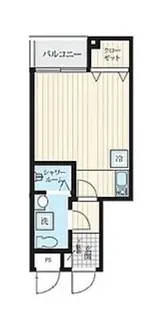 フォセット新大橋【4階】の間取り