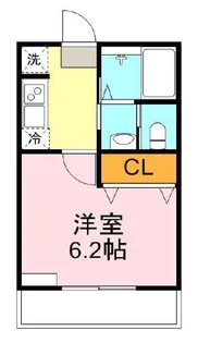 千葉県柏市小青田1【アパート】の間取り