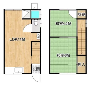 和歌山県田辺市古尾【一戸建】の間取り