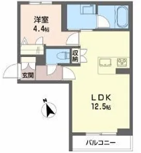 山形県山形市城南町3【アパート】の間取り