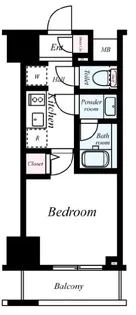 スパシエ ジーベック 亀戸【5階】の間取り