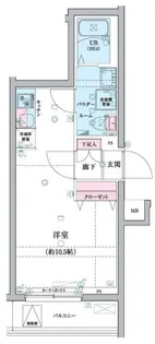 GENOVIA桜上水skygarden【4階】の間取り