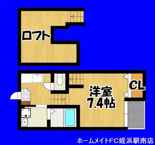 FOREST九大南【2階】の間取り