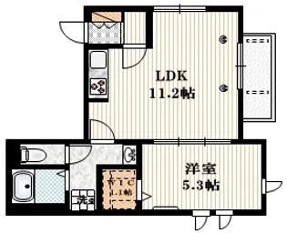 グラン リヴィエール【3階】の間取り