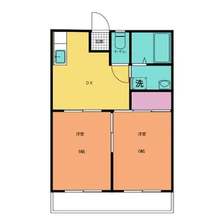カーサAOKI【2階】の間取り
