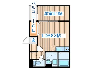 仮)Gran Serenite榴ヶ岡【3階】の間取り