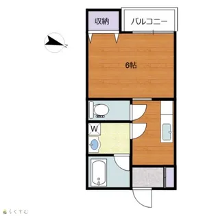 サンパレス赤坂山【2階】の間取り