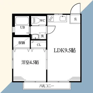 sei-bosco1129B【2階】の間取り