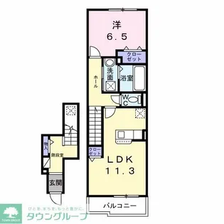 パーチェ【2階】の間取り