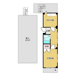 レジデンス西新宿【5階】の間取り