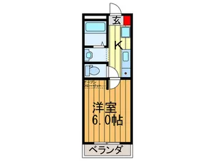 ベルメゾン5番館【3階】の間取り