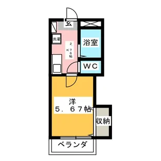 アバンテ曲金 I【2階】の間取り