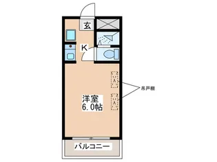 クレ-プ・マ-トル【2階】の間取り