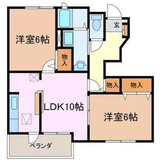 サフィニアガーデンE棟【1階】の間取り