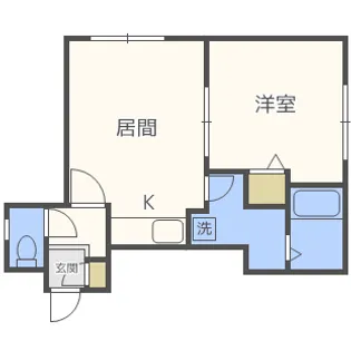 グレイス白石【3階】の間取り