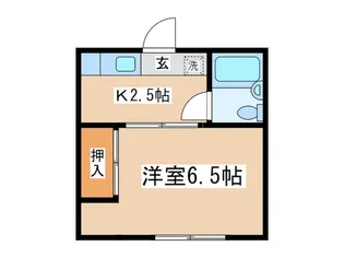 井上ハイツ【2階】の間取り