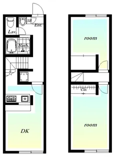 レオパレスリンドウの間取り