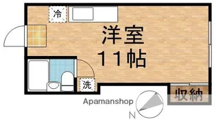 サンコスモ市川【1階】の間取り