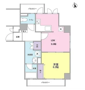 LE MONT 代官山【4階】の間取り