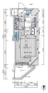 メインステージ門前仲町II【10階】の間取り