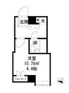 ダイヤモンドレジデンス新宿【2階】の間取り