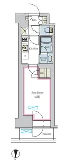 Brillia ist 池尻大橋【1階】の間取り