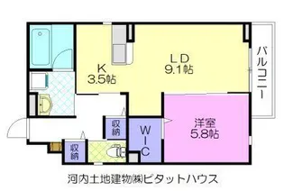 M・レジデンス一番町【2階】の間取り