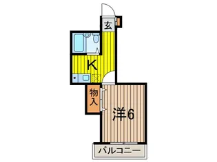 大河内マンション【4階】の間取り