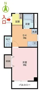 グランブルー【4階】の間取り