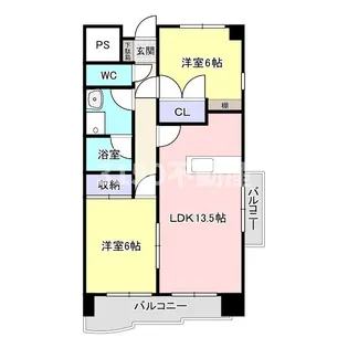 S・FIELD75【3階】の間取り