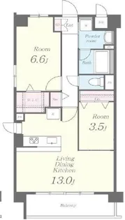 berry blue 高槻【2階】の間取り
