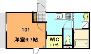 Pier11(ピアイレブン)【1階】の間取り