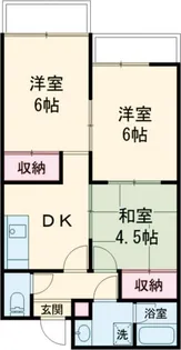 レジデンス熊谷KUGE【1階】の間取り