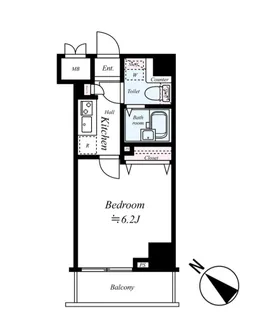 フェニックス伊勢佐木町弐番館【10階】の間取り