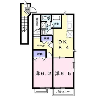 コアン クレール【2階】の間取り