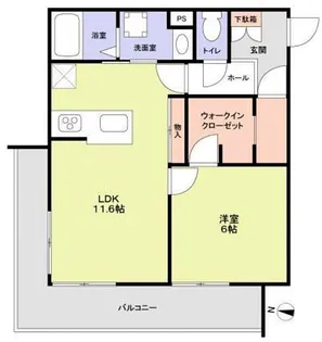 スリジェ(Cerisier)【1階】の間取り