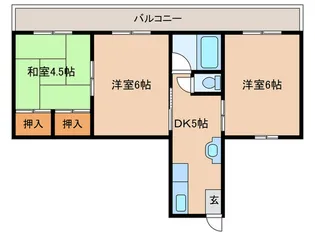 マンション大谷【2階】の間取り